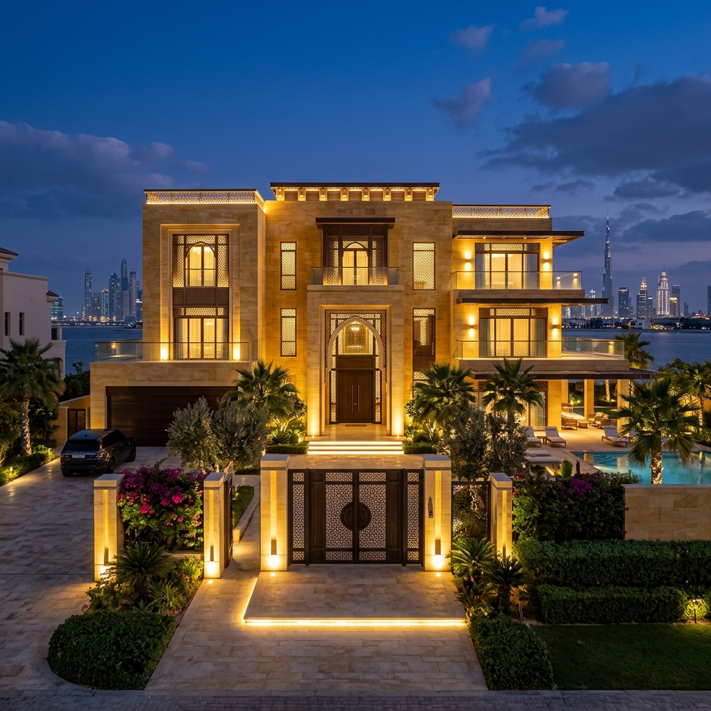 تصميم خارجي فيلا دبي